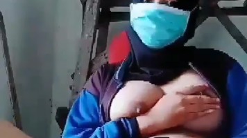 Jilbab Biru Sange Colmek Dirumah Kosong